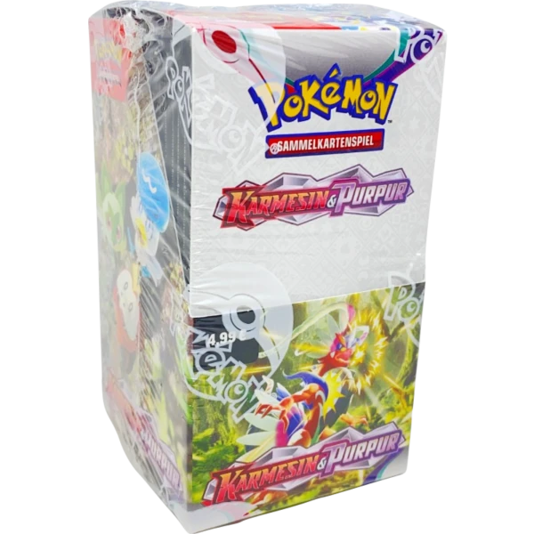 Pokémon Karmesin & Purpur 18 Booster Display DE