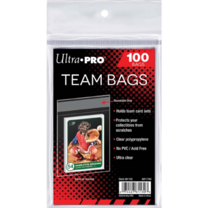 100 Ultra PRO Team Bags Resealable Transparent